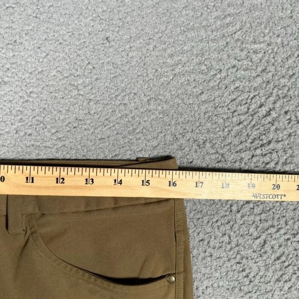 Lululemon Pants Mens 32x29 Brown‎ ABC Classic Fit Warpstreme Golf Casual Preppy